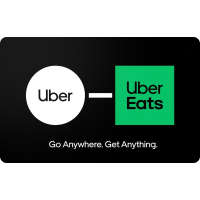 Uber and Uber Eats Gift Card 50 USD  United States