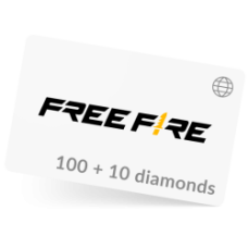 Free Fire Card 100 + 10 diamonds