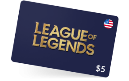 League of Legends Gift Card 5 USD