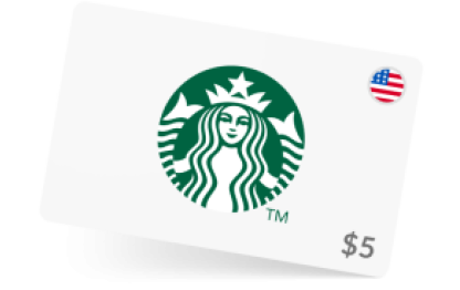 Starbucks Gift Card 5 USD