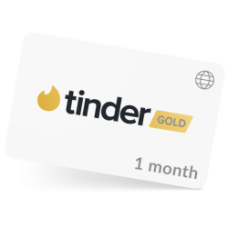 Tinder Gold 1 month Subscription